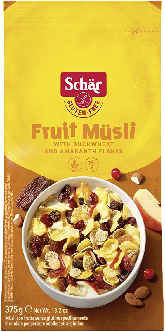 Dr. Schar Cereales de Muesli con Frutas sin Gluten